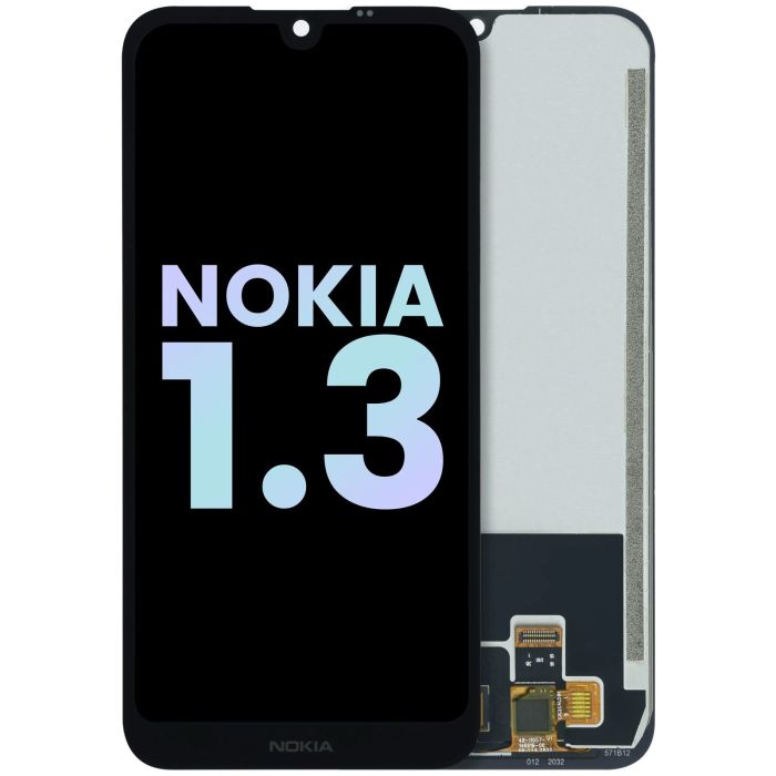 LCD Display Einheit ohne Rahmen für Nokia 1.3 (Original) (Schwarz)