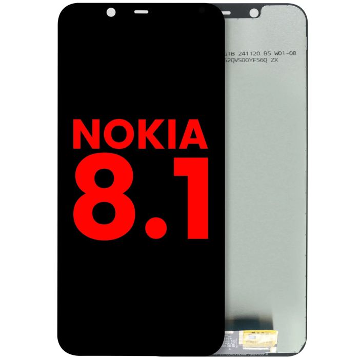 LCD Display Einheit without Rahmen für Nokia 8.1 (Aftermarket Plus)