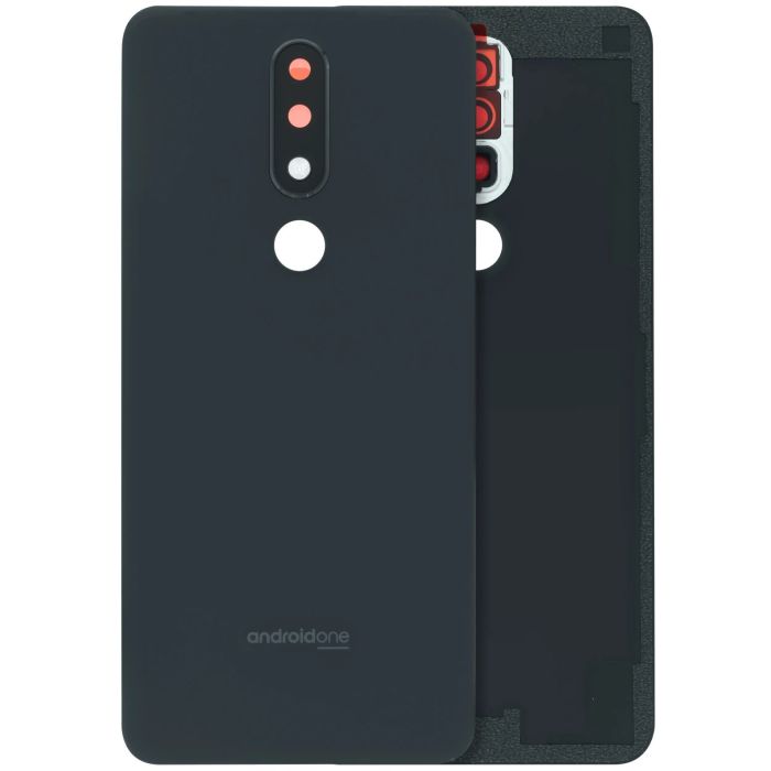 Rückglas für Nokia 5.1 Plus (Original) (Night black)