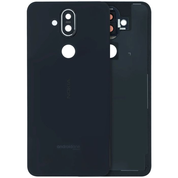 Rückglas für Nokia 8.1 (Original) (Blau)