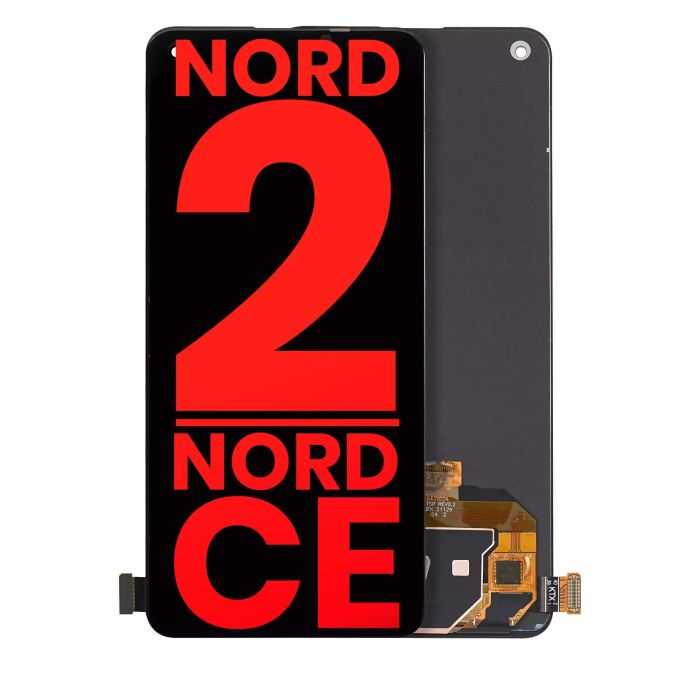 OLED Display ohne Rahmen für OnePlus Nord 2 5G/ Nord CE 5G (alle Farben)