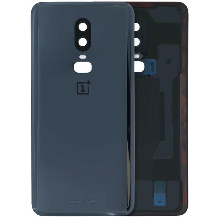 Rückglas für OnePlus 6 (Original) (Schwarz)