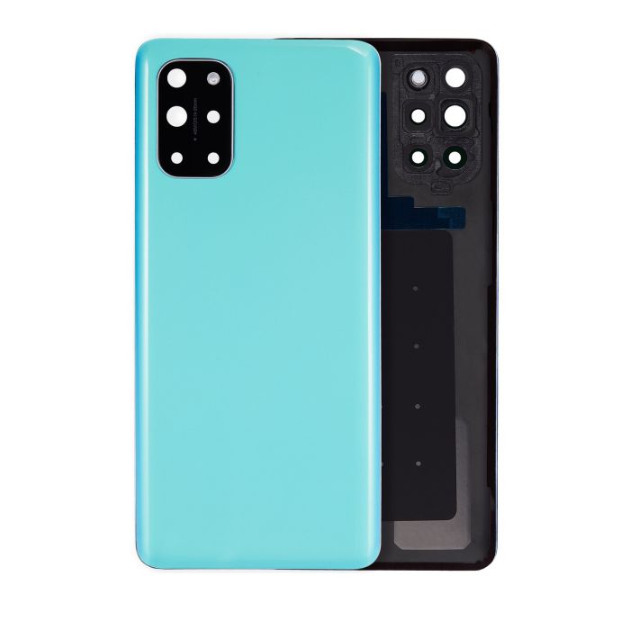 Rückglas mit Kameralinse für OnePlus 8T (Aftermarket Plus) (Aquamarine Green)