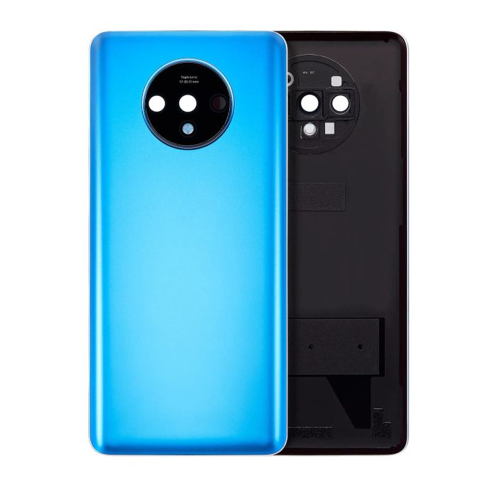 Rückglas für OnePlus 7T (Aftermarket Plus) (Glacier Blue)