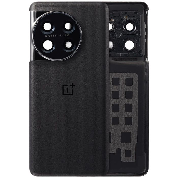 Rückglas mit Kameralinse Halterung für OnePlus 11 (Titan Black)