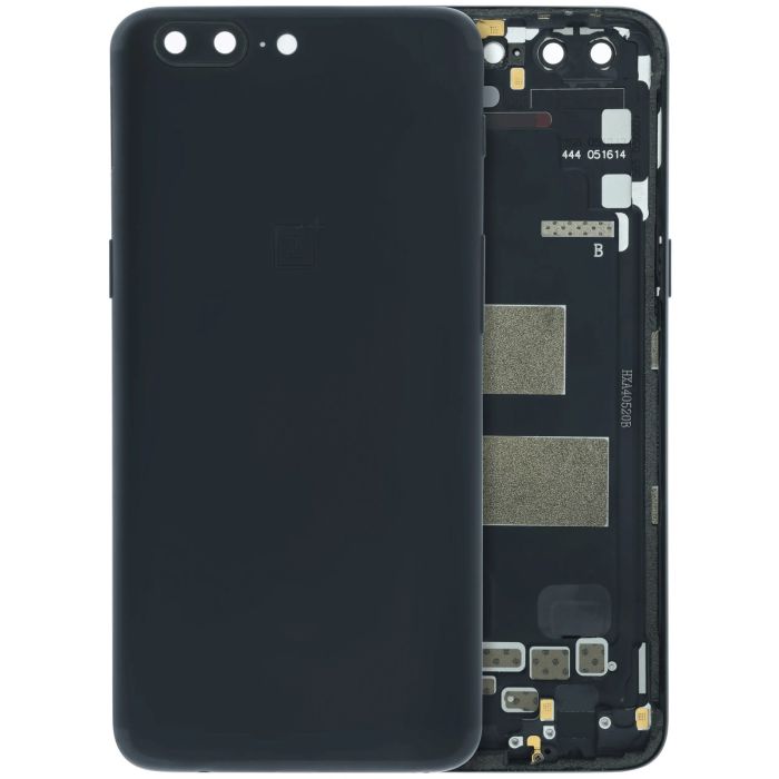 Rückseite Abdeckung Gehäuse für OnePlus 5 (Original) (Schwarz)