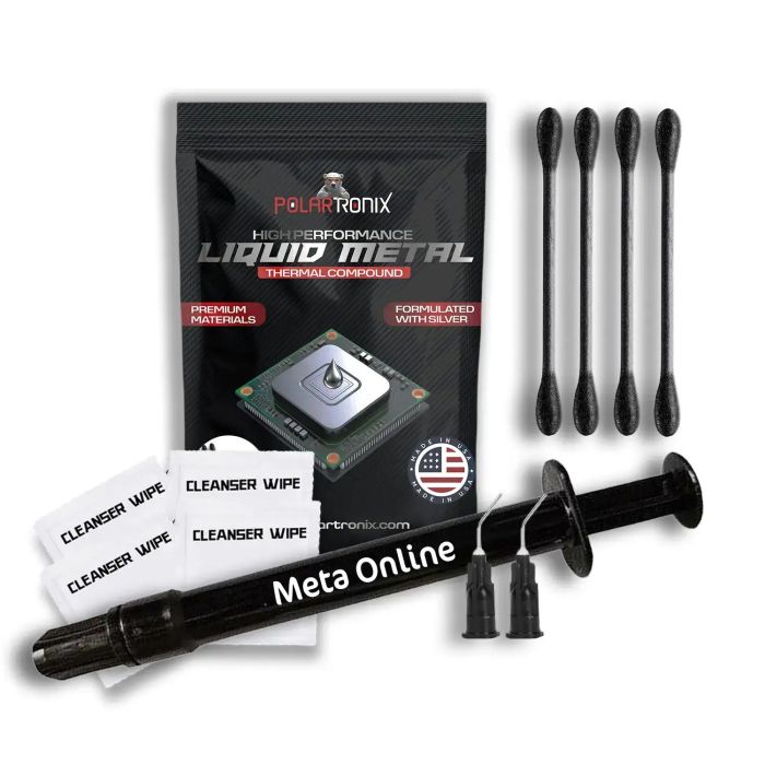 Flüssigmetall Wärmeleitpaste PS5 PC GPU 130 W/mK 5 g PolarTronix