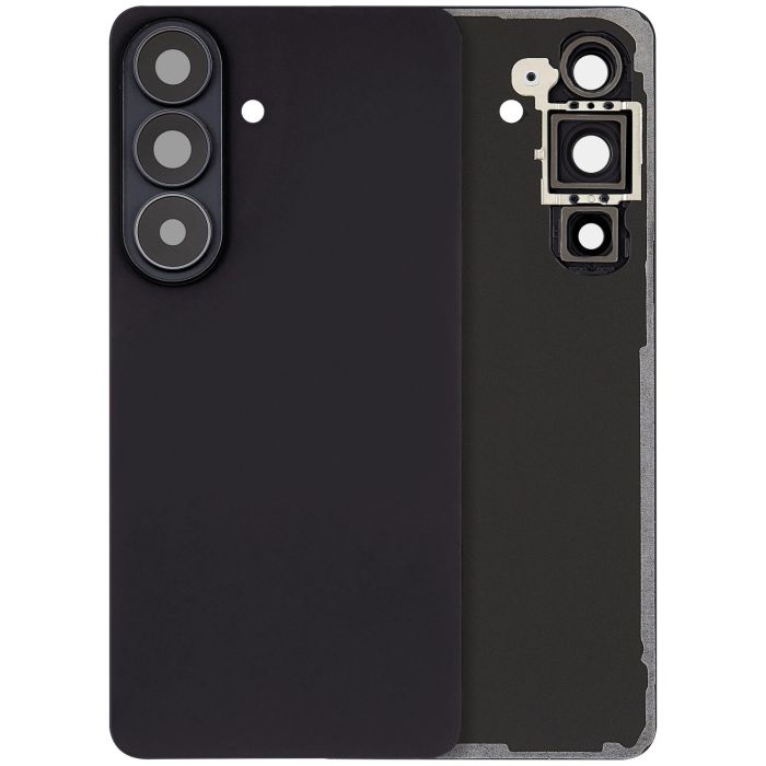 Rückglas mit Kameralinse für Samsung Galaxy S26 (Aftermarket Plus) (Schwarz)