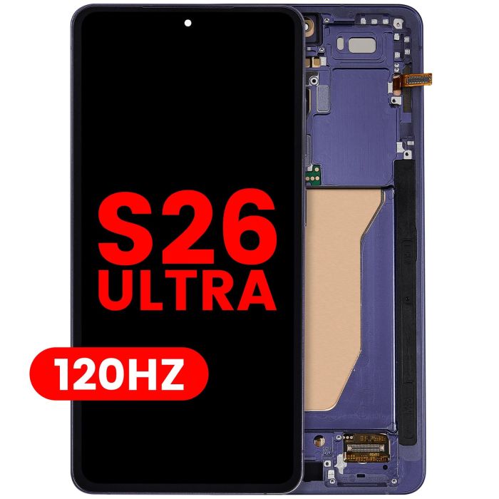 OLED Display mit Rahmen für Galaxy S26 Ultra 5G (120Hz) (Cobalt Violet)