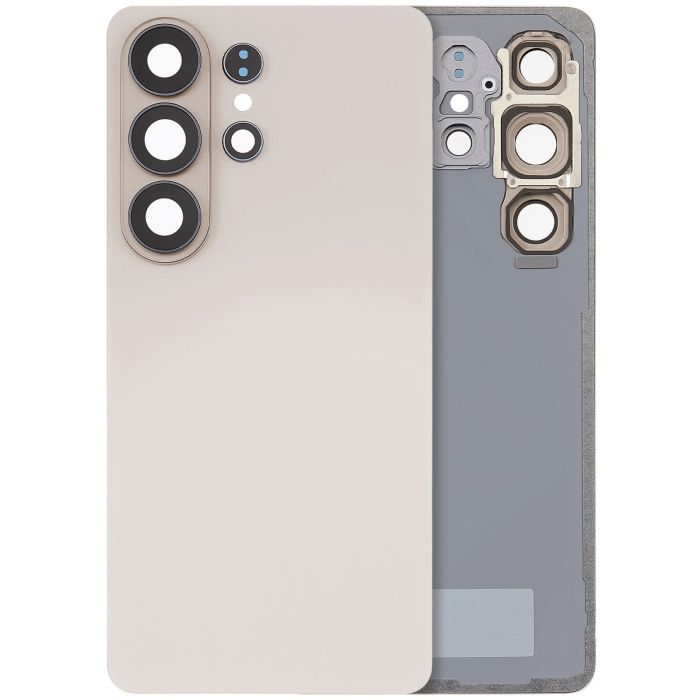 Rückglas mit Kameralinse für Galaxy S26 Ultra (Aftermarket Plus) (Pink Gold)