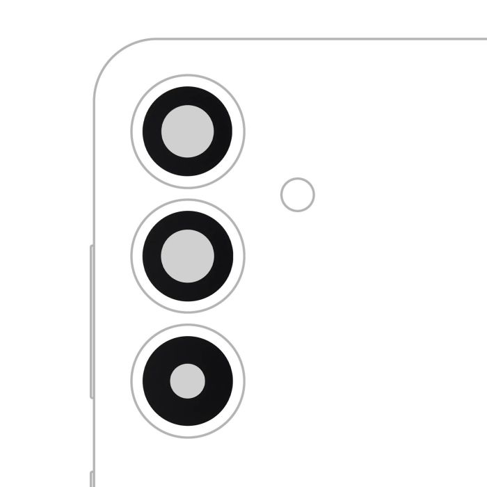 Rückkamera-Linse (nur Glas) mit Kleber für Samsung Galaxy S25 FE 5G (Premium)