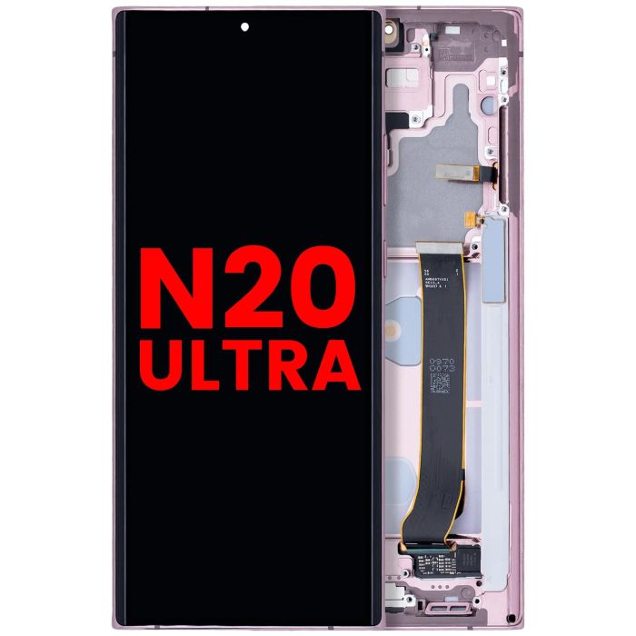 OLED Display mit Rahmen für Galaxy Note 20 Ultra 5G (Mystic Bronze)