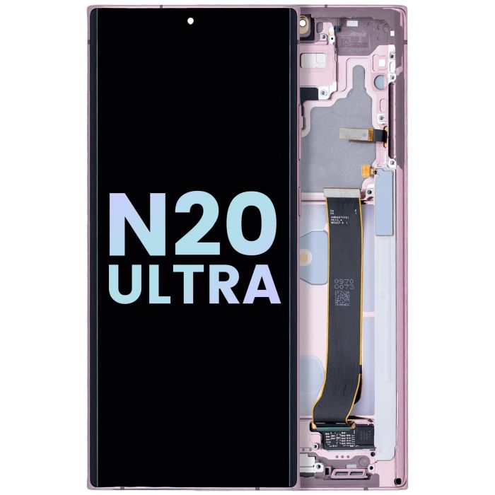OLED Display mit Rahmen für Galaxy Note 20 Ultra 5G (Service Pack) Nr.2