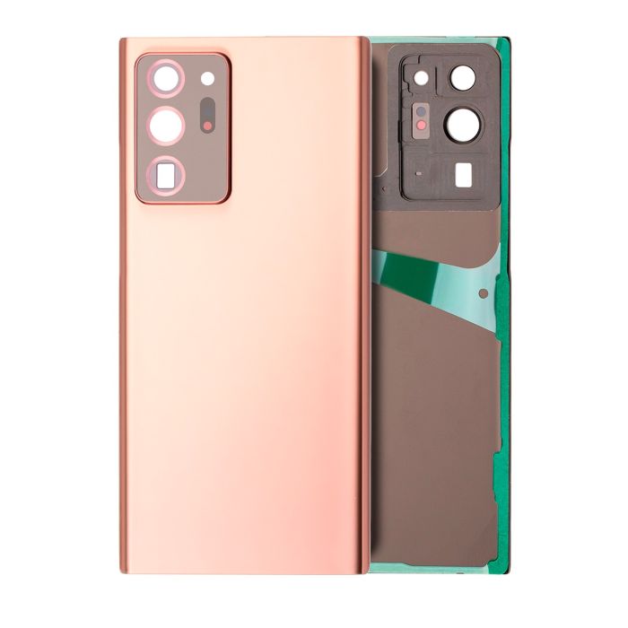 Rückglas mit Kameralinse für Galaxy Note 20 Ultra (ohne Logo) (Mystic Bronze)