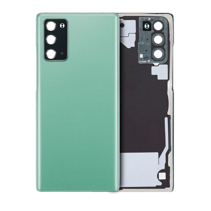 Rückglas mit Kameralinse für Galaxy Note 20 5G (ohne Logo) (Mystic Green)