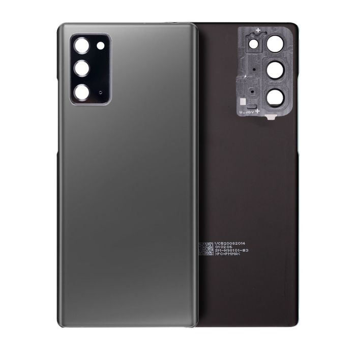 Rückglas mit Kameralinse für Galaxy Note 20 5G (ohne Logo) (Mystic Gray)