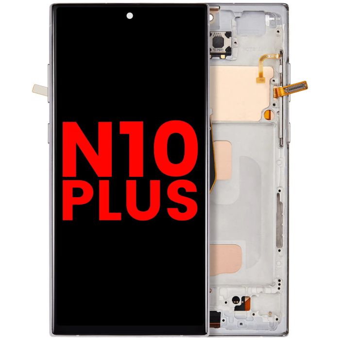 LCD Display mit Rahmen (ohne Fingerabdruck Sensor) für Galaxy Note 10 Plus Nr.2