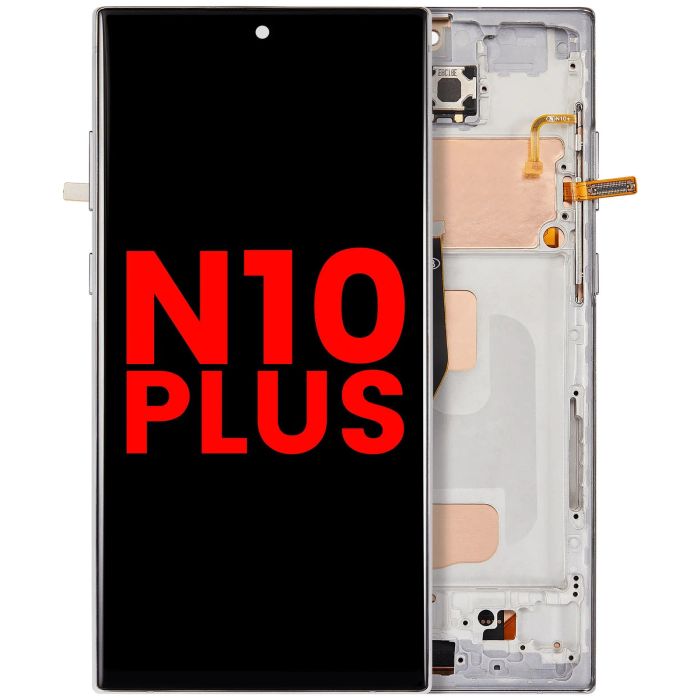 LCD Display mit Rahmen (ohne Fingerabdruck Sensor) für Galaxy Note 10 Plus Nr.3