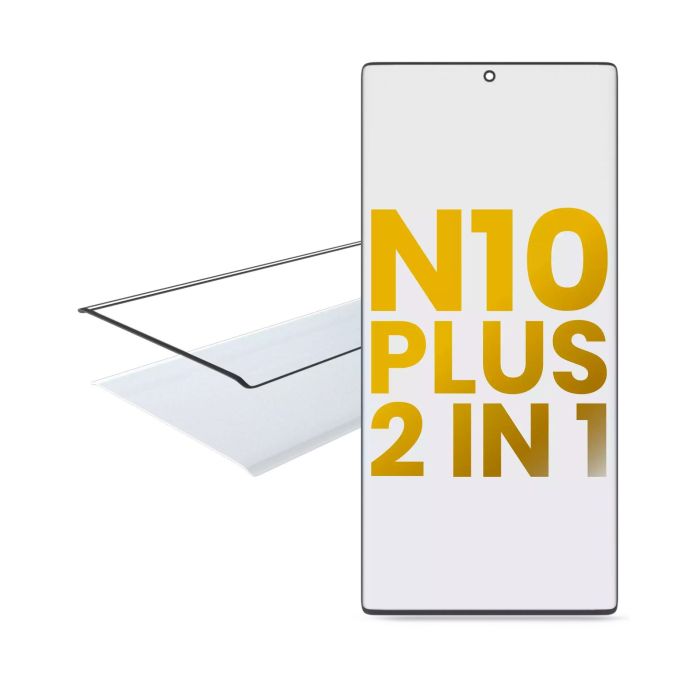 2 in 1 Front Glas mit OCA vormontiert für Samsung Galaxy Note 10 Plus