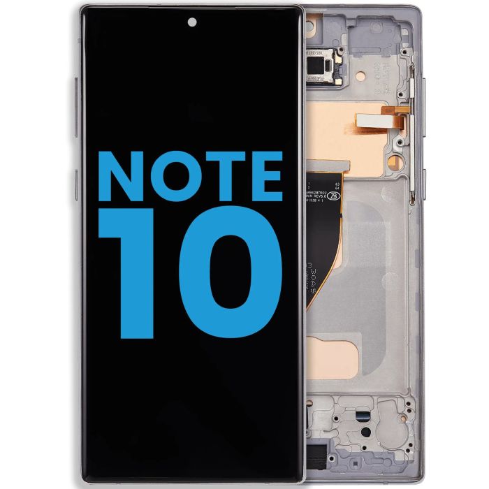 LCD Display mit Rahmen (ohne Fingerabdruck Sensor) für Galaxy Note 10