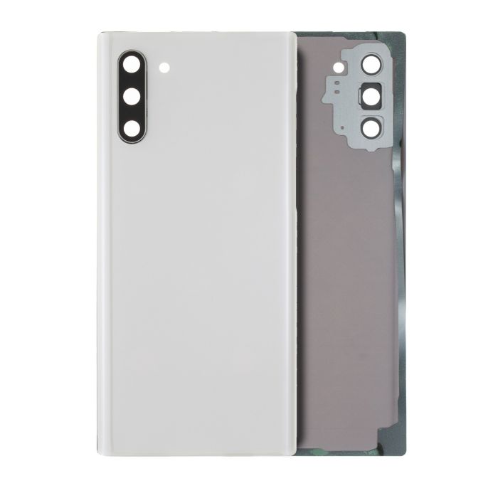 Rückglas mit Kameralinse für Samsung Galaxy Note 10 (Service Pack) (Aura White)