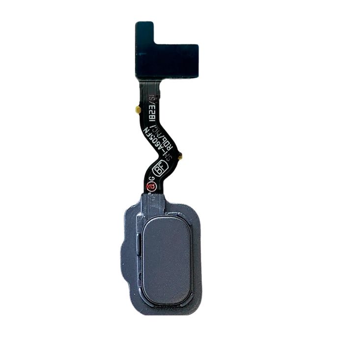 Fingerabdruck Leser mit Flexkabel für Samsung Galaxy J8 (J810/ 2018) (Grau)
