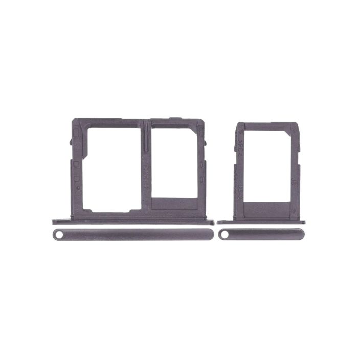 SIM-Kartenschacht für Samsung Galaxy J8 (J810/ 2018) (Lila) (2-teiliges Set)