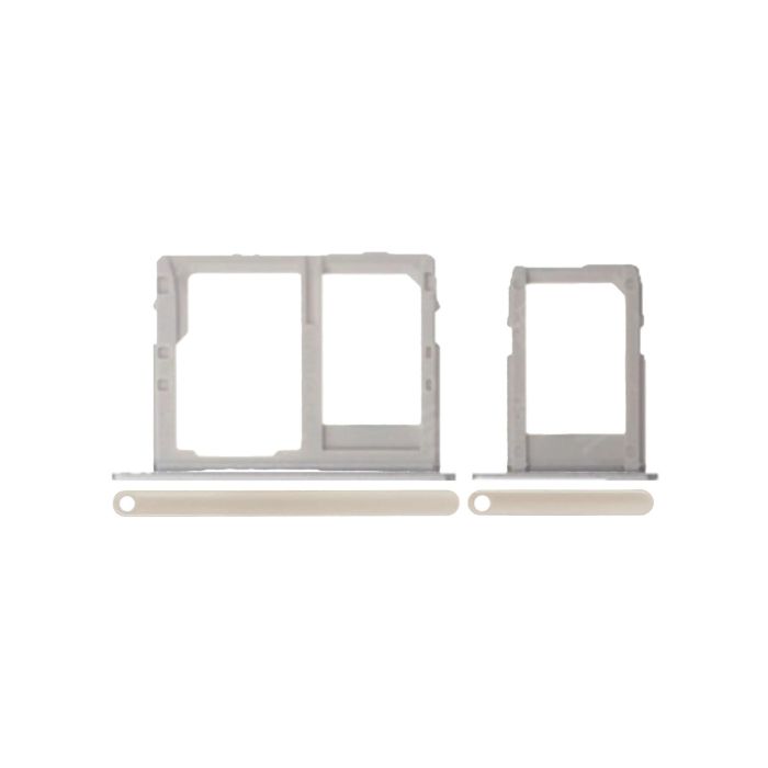 SIM-Kartenschacht für Samsung Galaxy J8 (J810/ 2018) (Gold) (2-teiliges Set)