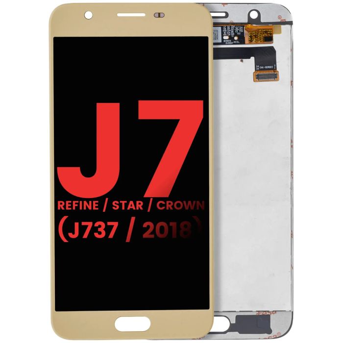 LCD Display ohne Rahmen für Galaxy J7 Refine/ Star/ Crown (J737/ 2018) (Gold)