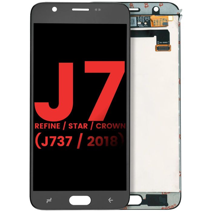 LCD Display ohne Rahmen für Galaxy J7 Refine/ Star/ Crown (J737/ 2018) (Schwarz)