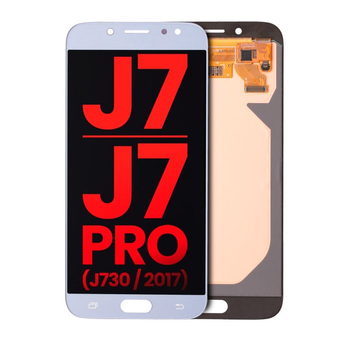 OLED Display ohne Rahmen für Galaxy J7/ J7 Pro (J730/ 2017) (Blue/ Gray)