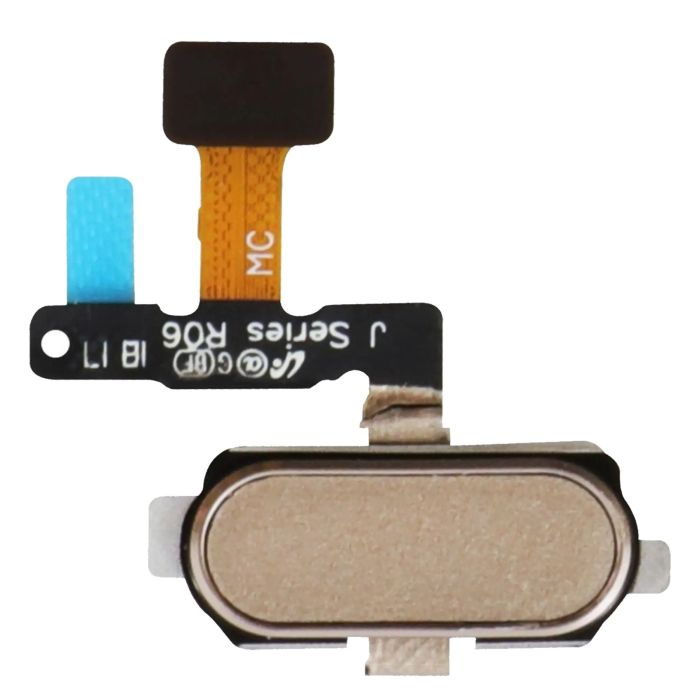 Fingerabdruck Leser mit Flexkabel für Samsung Galaxy J7 Pro (J730/ 2017) (Gold)