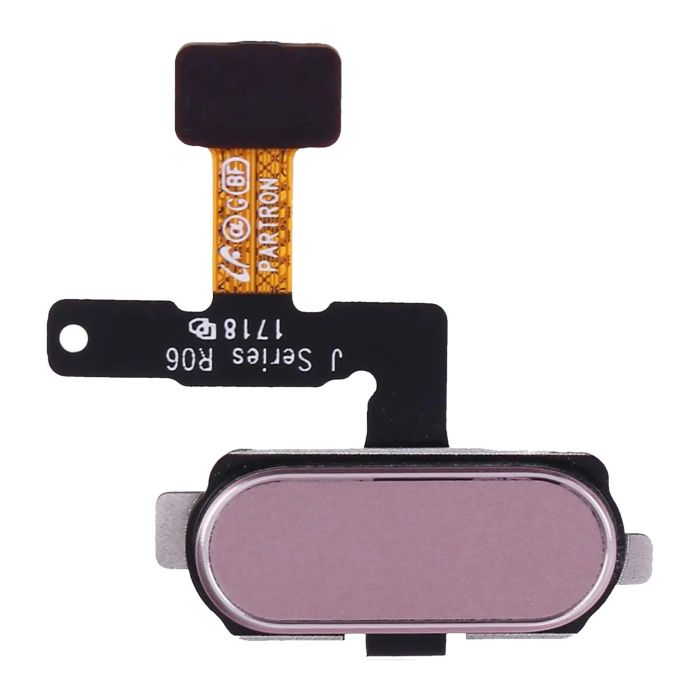 Fingerabdruck Leser mit Flexkabel für Samsung Galaxy J7 Pro (J730/ 2017) (Pink)