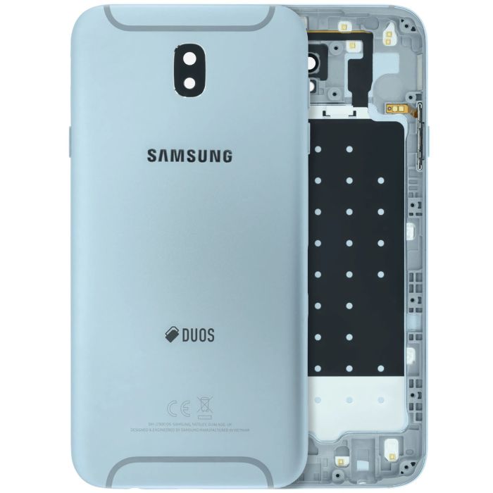 Rückseite Abdeckung für Galaxy J7 Pro (J730/ 2017) (Service Pack) (Silber)