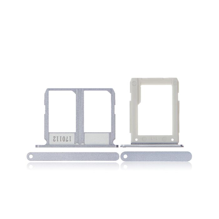 SIM-Kartenschacht Dual für Galaxy A9 Pro (A910/ 2016) (Schwarz) (2-teiliges Set)