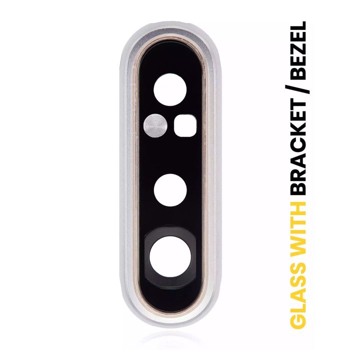 Rückkamera-Linse mit Halterung/ Rahmen für Galaxy A80 (A805/ 2019) (Ghost White)