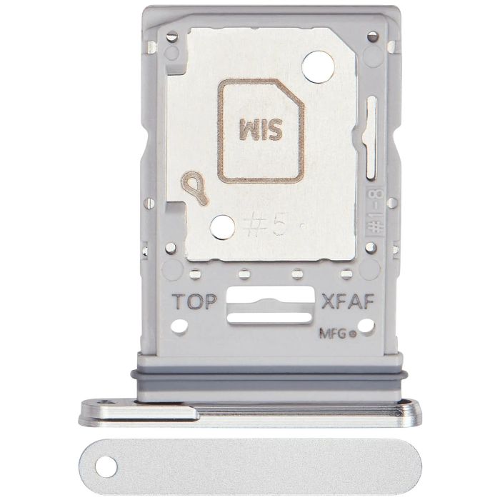 SIM-Kartenschacht Dual für Samsung Galaxy Tab S9 FE Plus (X616B/ 2023) (Silber)