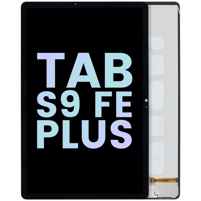 LCD Display ohne Rahmen für Galaxy Tab S9 FE Plus (Service Pack) (Schwarz)