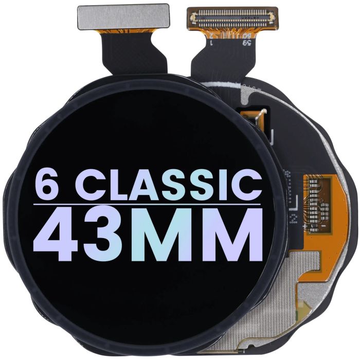 OLED Display für Galaxy Watch 6 Classic (43mm) (Service Pack) (Schwarz)