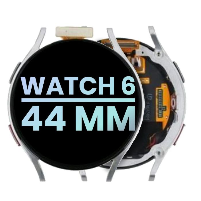 OLED Display Einheit für Samsung Galaxy Watch 6 (44mm) (Service Pack) (Silber)