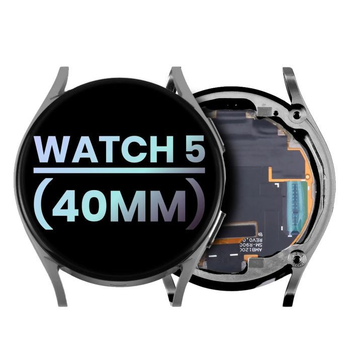 LCD Display Einheit für Samsung Galaxy Watch 5 (40mm) (Service Pack) (Grau)