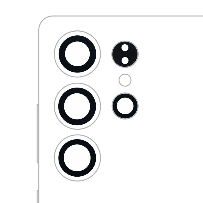 Rückkamera-Linse (nur Glas) mit Kleber für Galaxy S25 Ultra 5G (All Colors)
