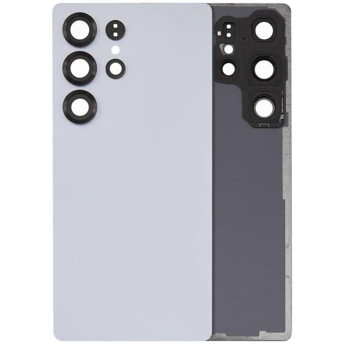 Rückglas mit Kameralinse für Galaxy S25 Ultra 5G (Titanium Silver Blue)