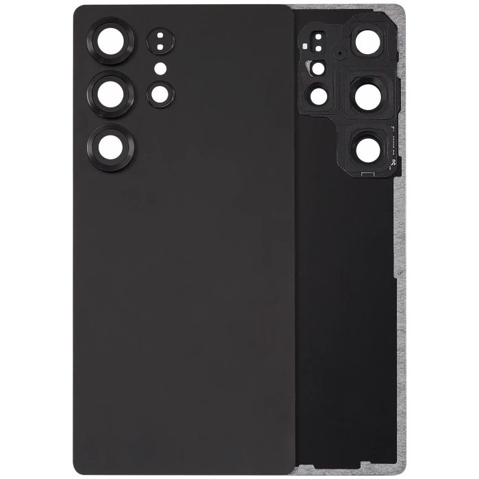 Rückglas mit Kameralinse für Galaxy S25 Ultra 5G (ohne Logo) (Titanium Black)