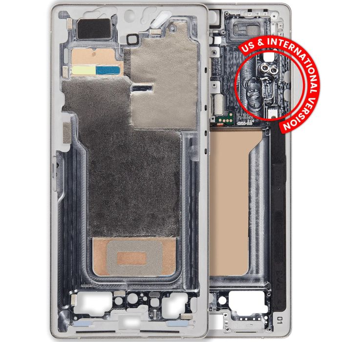 Mittelrahmen für Galaxy S25 Ultra (Titanium White Silver)