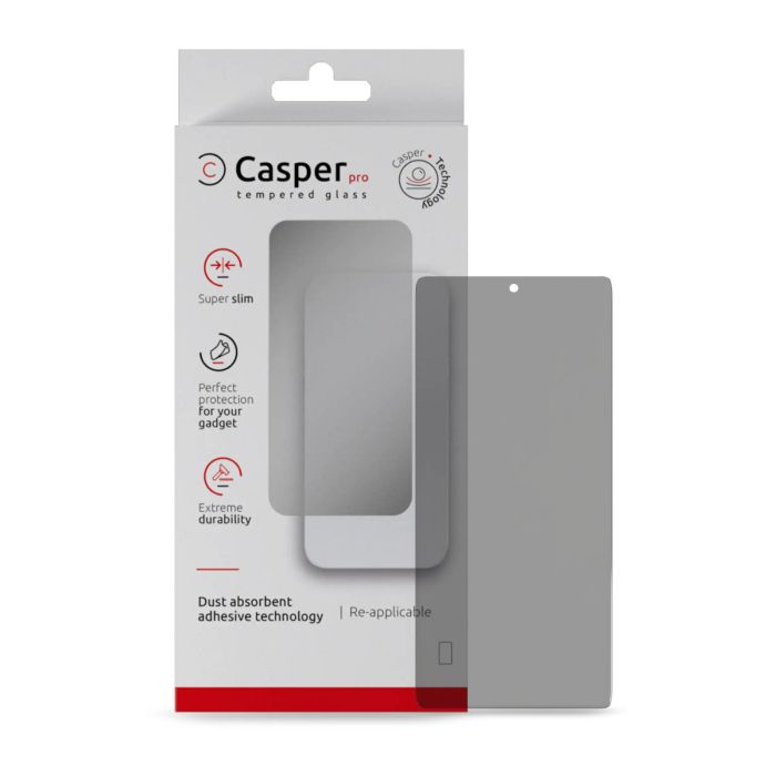 Casper Pro Displayschutzglas für Galaxy S25 Ultra (Retail-Verpackung) (Privacy)