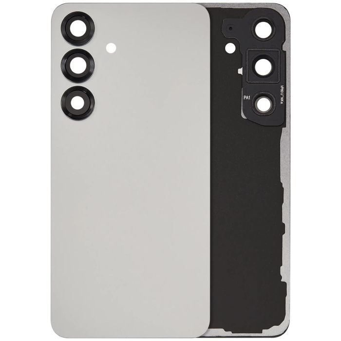 Rückglas mit Kameralinse für Galaxy S25 5G (ohne Logo) (Silver Shadow)