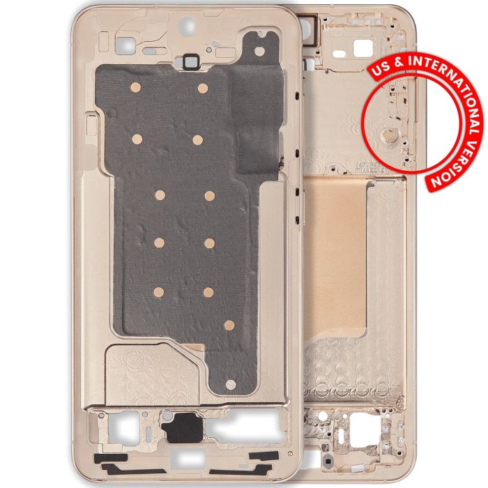 Mittelrahmen für Samsung Galaxy S25 5G (US & International Version) (Pink Gold)