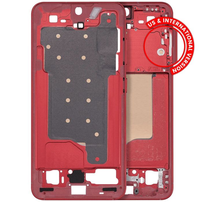 Mittelrahmen für Samsung Galaxy S25 5G (US & International Version) (Coral Red)