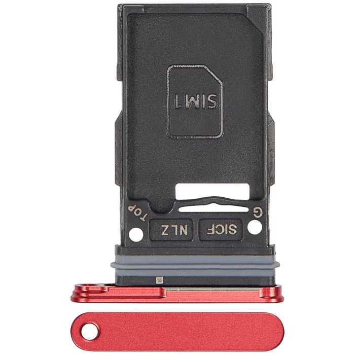 SIM-Kartenschacht Single für Samsung Galaxy S25/ S25 Plus (Premium) (Coral Red)